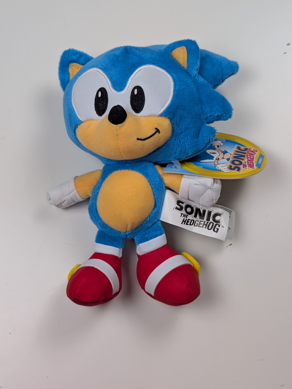 Sonic The Hedgehog Plush 8" Jakks Pacific 2024 Sega Stuffed Animal NWT